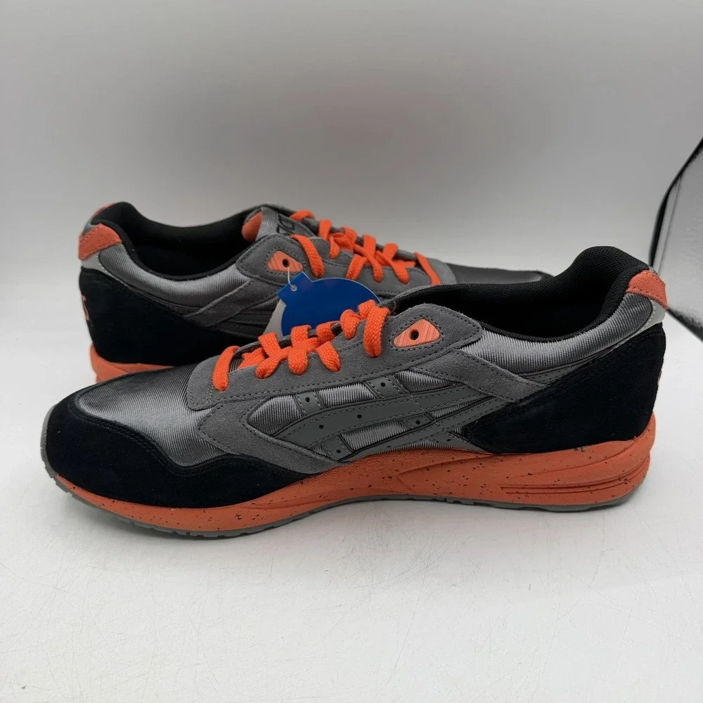 Asics Gel Saga Shoes Mens Sz 11 Grey/Orange/Black Athletic Sneakers H137K-1105